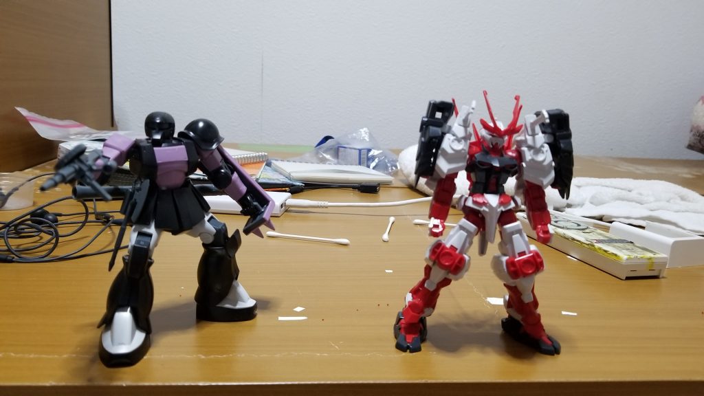 制作工程と言える物は無いんですが、素組みはこんな感じです。