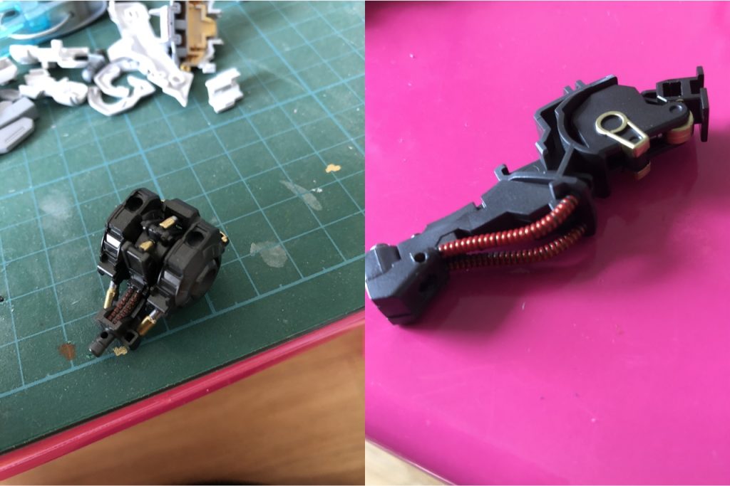 見えないかもしれませんがこういうとこを塗装するのが結構好きです。