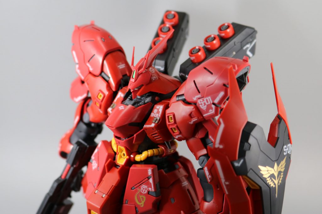 RGサザビー 素組み＋デカール つや消しなし–5枚目/制作者：ジンマ