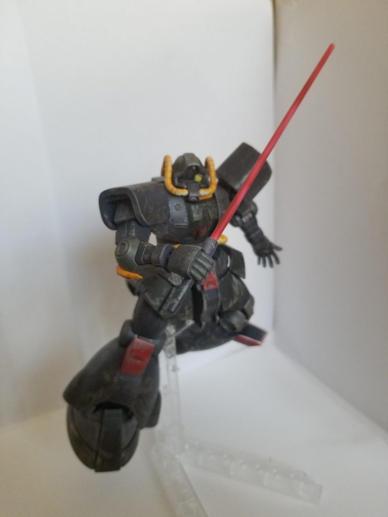 ヒートサーベル
サーベル系の武器って
かっこいいポーズとらせるの
難しくないですか???
自分にはこれが精一杯(´;Д;`)