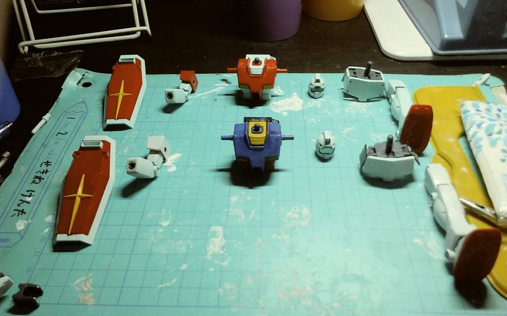 ジムと各パーツの比較