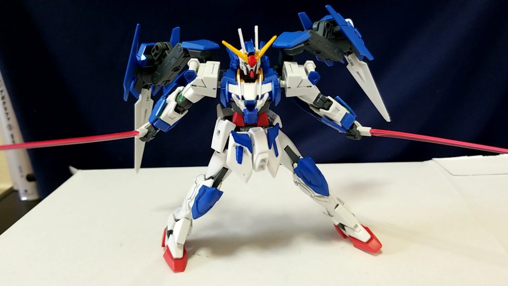 GNビームサーベル
本機体の補助装備
ほとんどはメインウェポンで戦うのでこの装備が使われることはほとんど無い