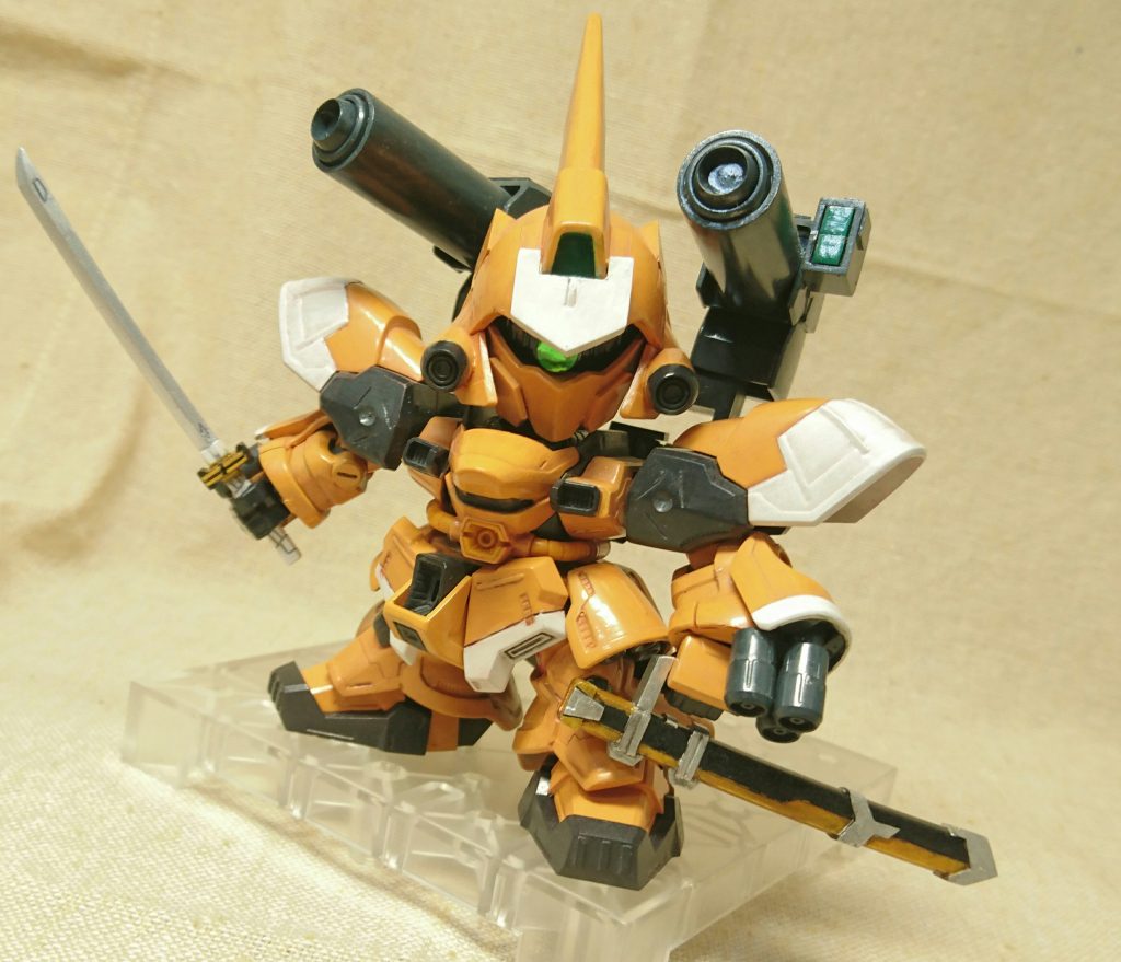 シシオウブレード
LGBB武者の刀をもとに、ディテール変更