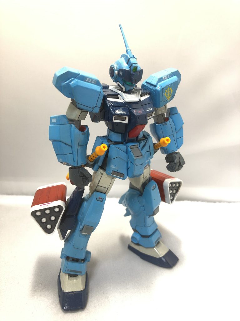 前
カラーは大体同じだと思います個人的に…
ナギナタはゲルググから、ミサイルポットはプレバンのイフ改 肩はガンダム7号機 腕はゲルググj 筋彫りはバトオペを参考にして彫りました!