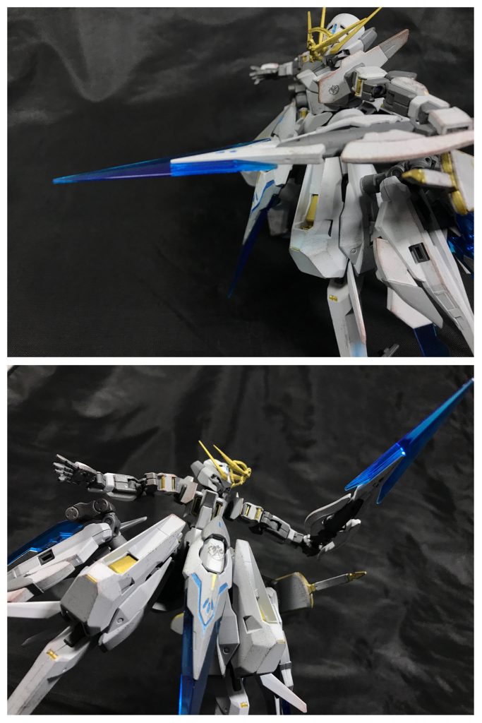 ## [カルンウェナン]
雷の魔力を秘める上級魔石を精錬したミスライト鋼を刃とする魔法剣で、シルフレイのサブウェポンとしてルントにより設計、製作された。
雷撃を纏わせた斬撃が可能な他、高出力な雷法撃を放つこともでき、シルフレイの得意とする、機動性と多彩な攻撃によるトリッキーな戦法を支える武装と言える。