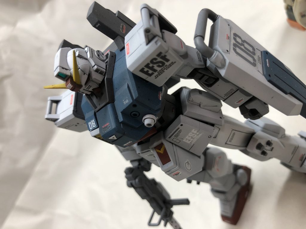 筋彫りなど出来る範囲でディテールアップしてみました