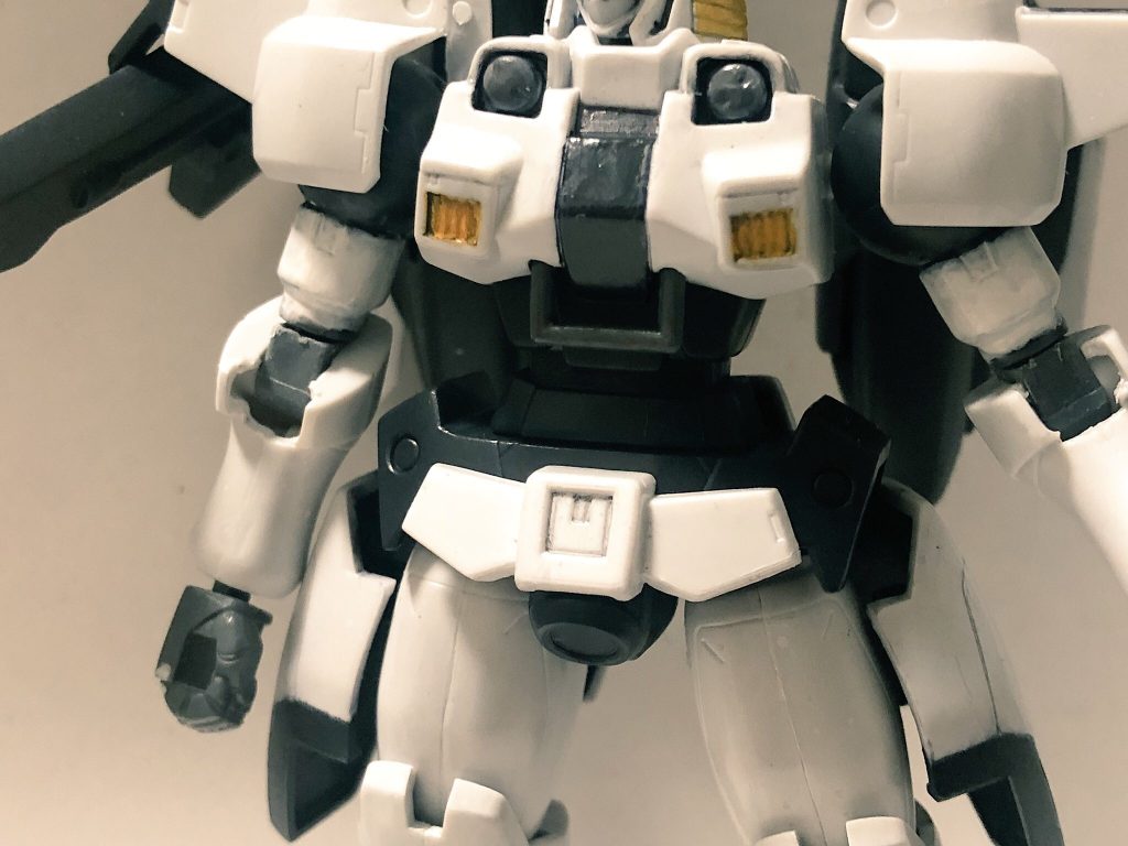 塗り分けを進めて完成間近の状態です。