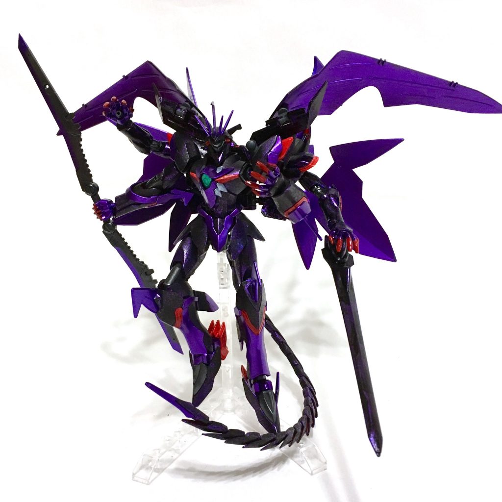 グガァァアァァ!!! (アクティブクロークが開きウイングに、腕が展開し四腕に)