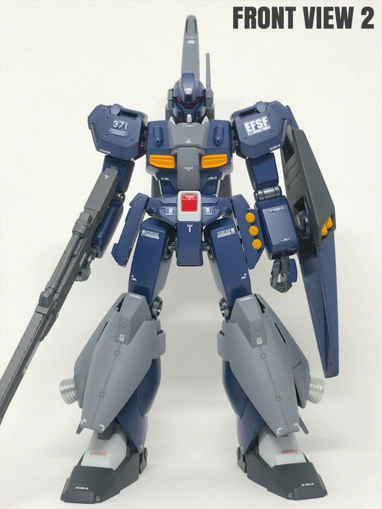 この機体を作る為にスタークジェガンと
ジェガンD型をミキシングしました。
多量に出たジャンクパーツは、実は先に
投稿した重武装タイプに使われたりして
ます。