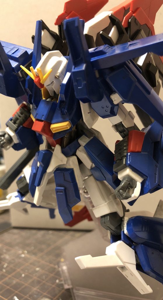 従来よりも宙間戦闘に特化させたため重量は増したが今まで以上の高速戦闘が可能となっている