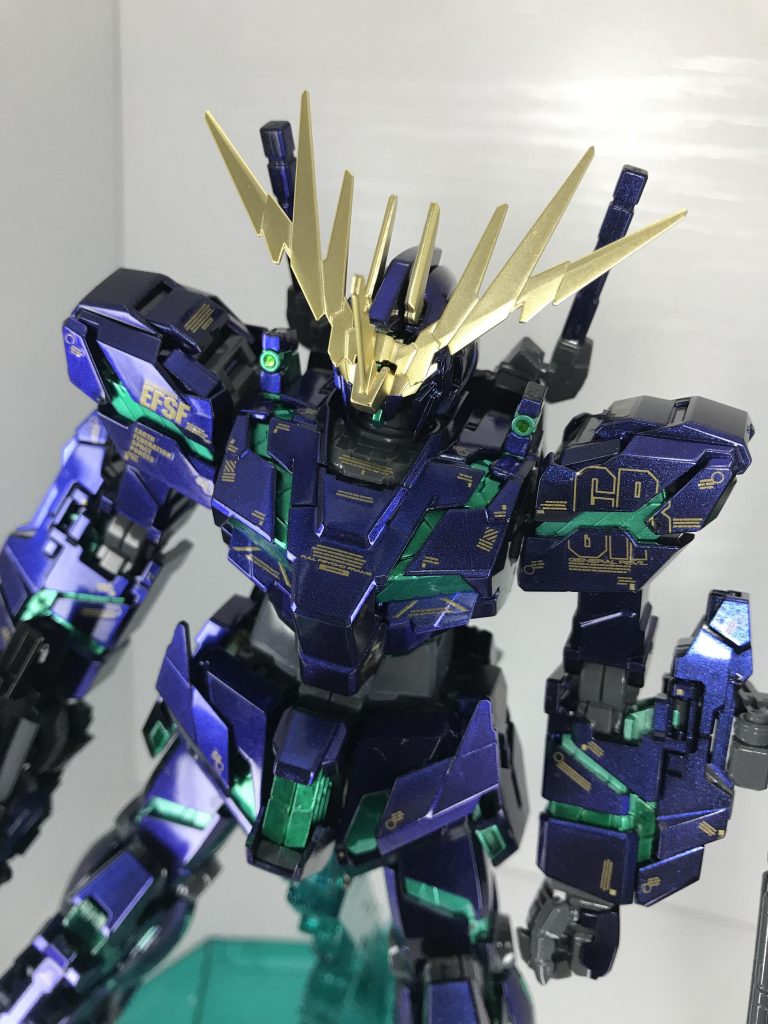 MG バンシィ ver.ka 「青から紫へ」プリズム&覚醒カラーリング–9枚目/制作者：モルガナ