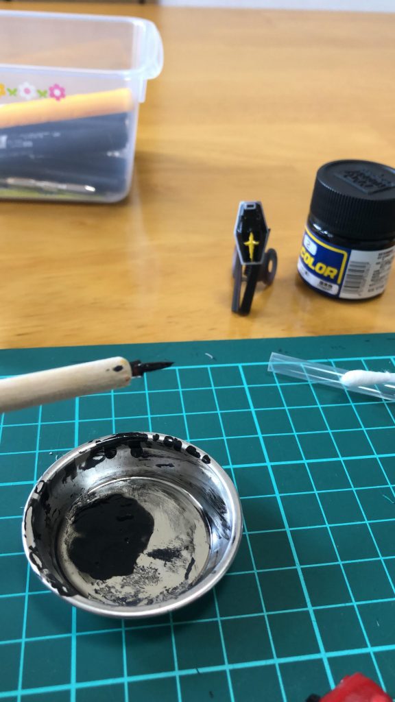 初めて筆塗りにも挑戦しました^ ^