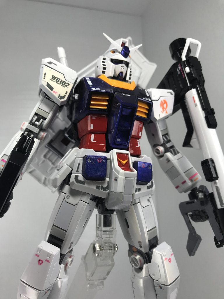 MG RX-78-2 ガンダム ver.3.0 パールとプリズム塗装仕上げ–8枚目/制作者:モルガナ