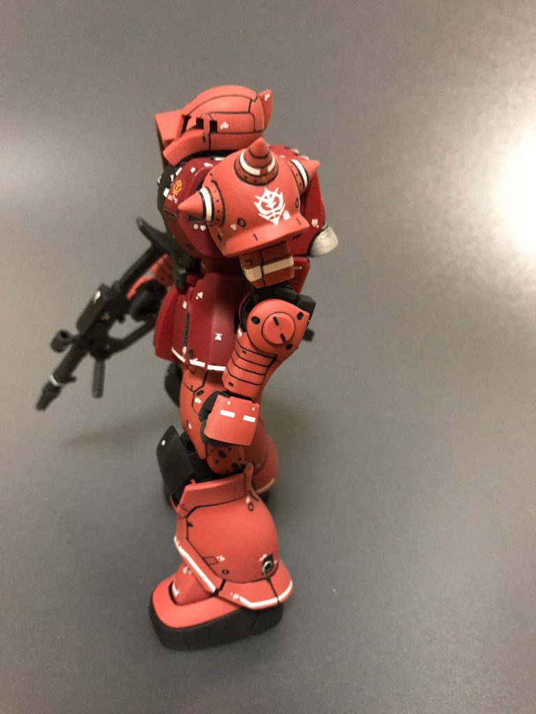 HGUC 1/144 シャア専用ザクI–5枚目/制作者：@gyuuuutora