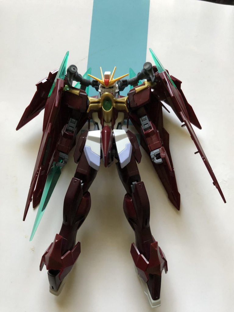 頭部は旧HGインパルス、フロントアーマーはHGCEインパルスより流用。ほぼほぼ無加工。忍パルスからインパルスへ先祖返り、といった趣です。