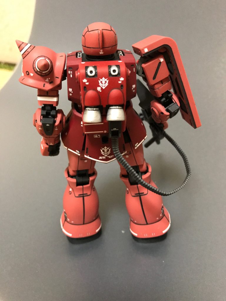 HGUC 1/144 シャア専用ザクI–4枚目/制作者：@gyuuuutora