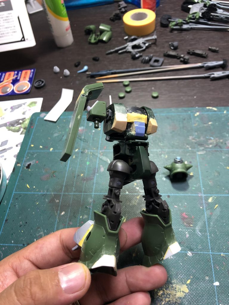 ひと通り改造が終わり仮組み