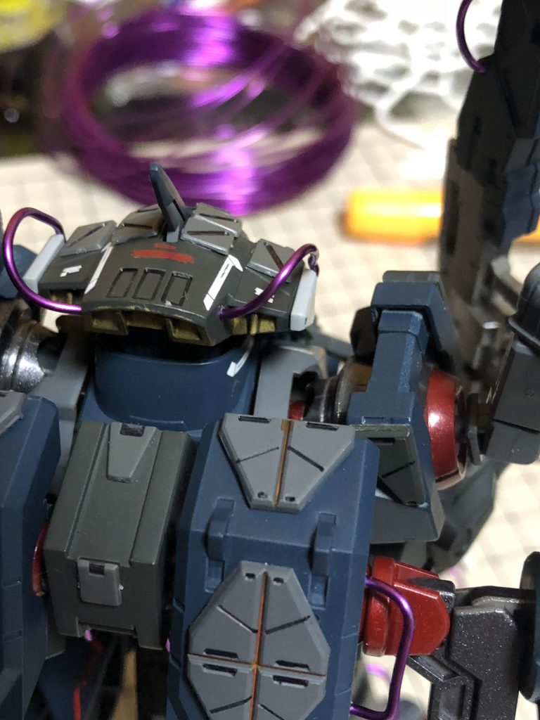 ディテールアップと配管