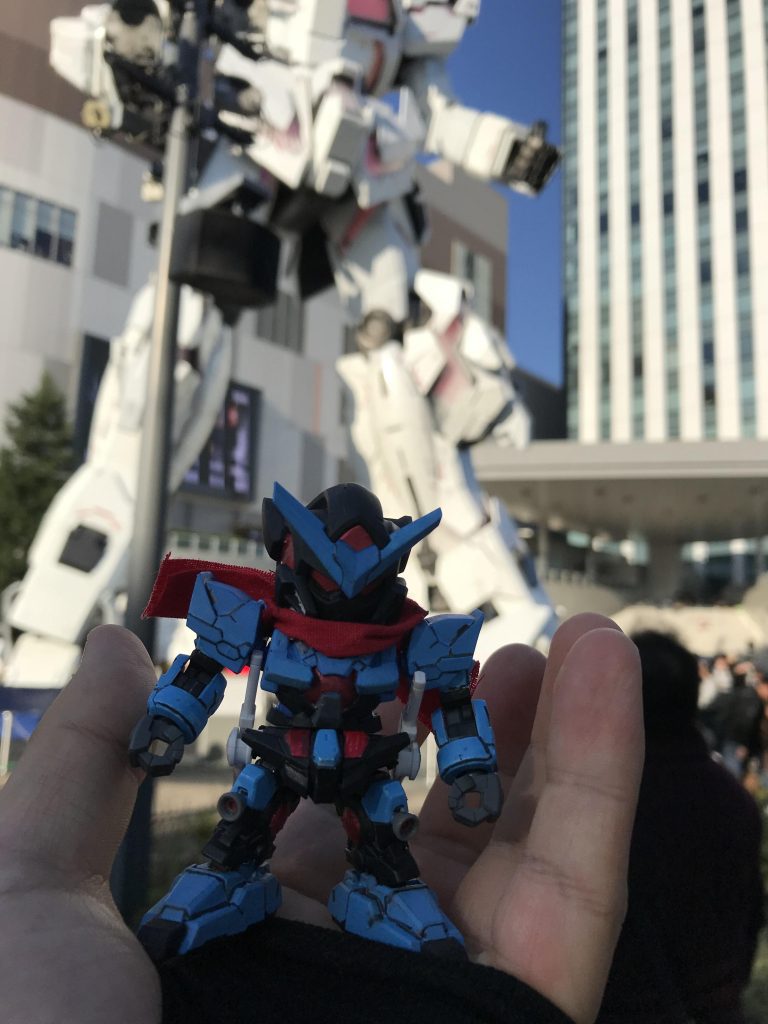 少年時代の思い出の機体の意思を継いだ新しい相棒…可愛くないわけが無いじゃないですか。
だから去年フェンリルとお台場デートした写真を最後に載せておきます。