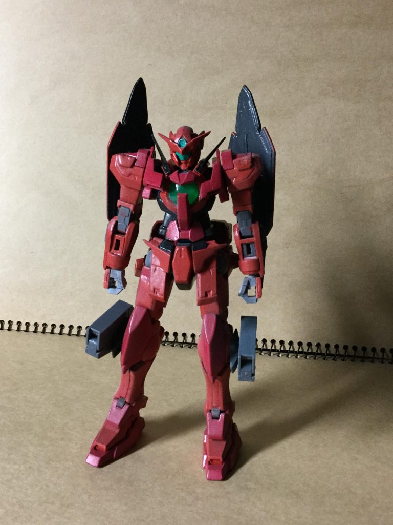 完成！！
バックパックのウイングなどは、また今度使うことにしました。