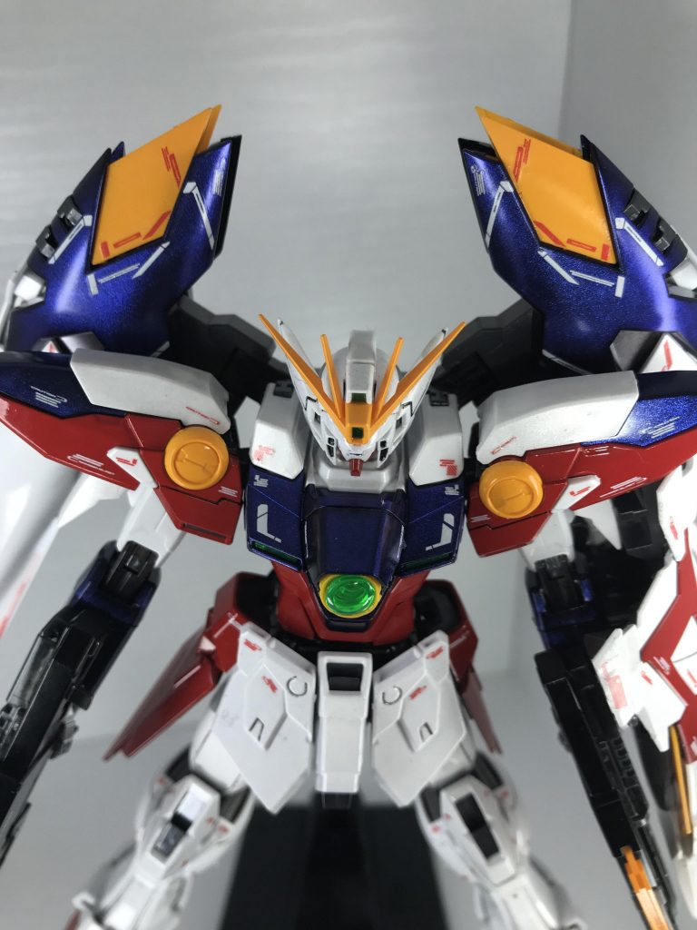 MG ウイングガンダムプロトゼロ  EW パールとプリズム塗装でのツヤ仕上げ–5枚目/制作者:モルガナ