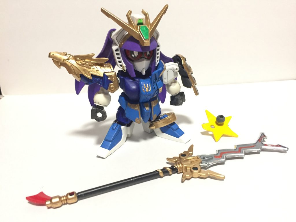 星彩ゼータガンダム本体と武器、髪型ギミック用のパーツ。