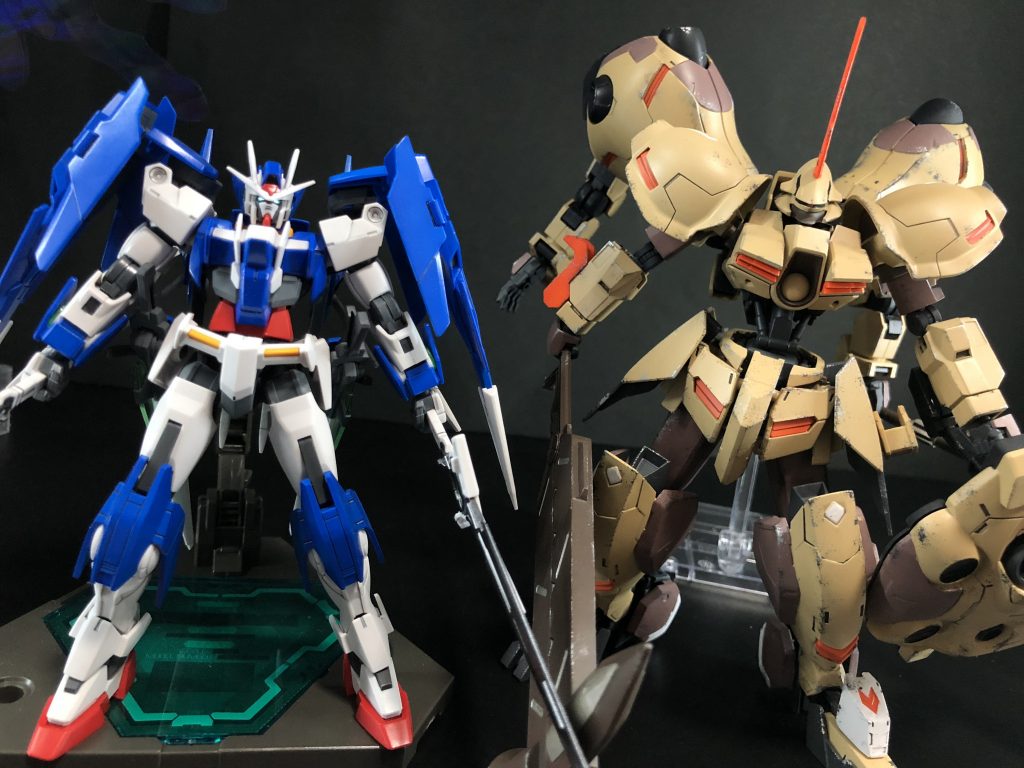 ダブルオーダイバーエースと比べるとかなりでかいです。