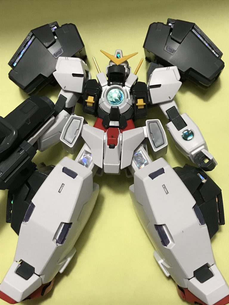 千代紙シールの効果でキラキラしています。