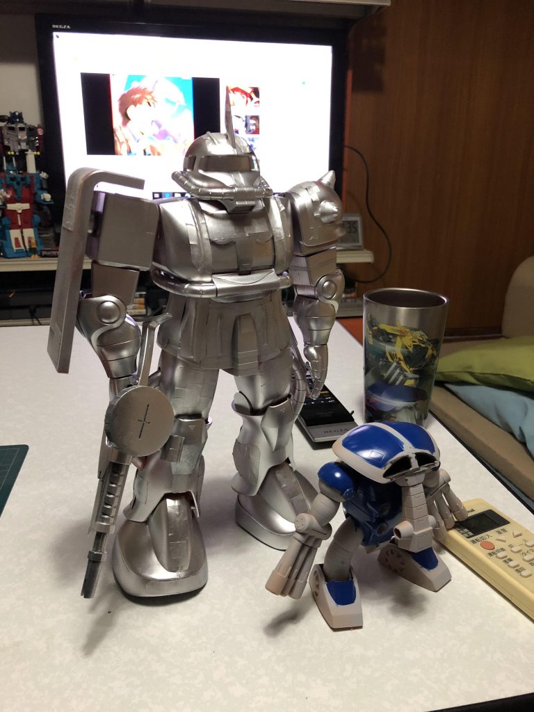 旧キット1/60「シャア専用ザク」–9枚目/制作者:GORO55