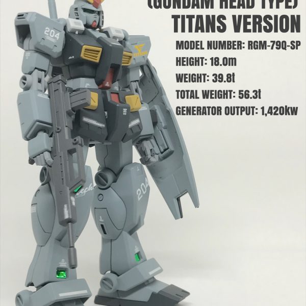 ジムクゥエル（ガンダム ヘッド タイプ）