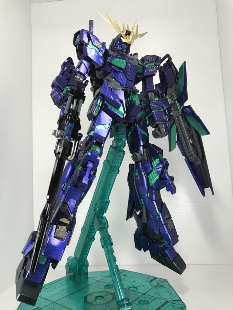 MG バンシィ ver.ka 「青から紫へ」プリズム&覚醒カラーリング–3枚目/制作者：モルガナ