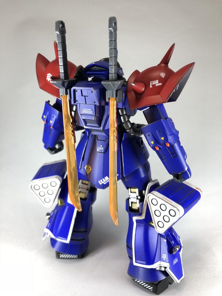 バックショットです。デカールは想像で貼りました。