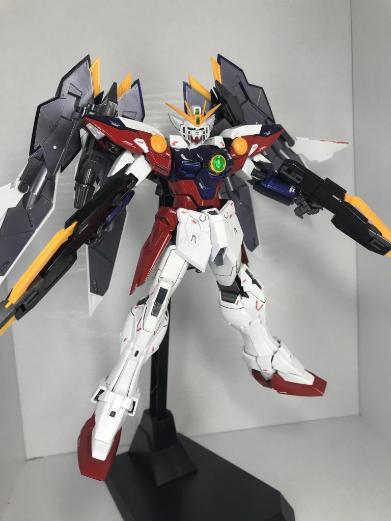MG ウイングガンダムプロトゼロ  EW パールとプリズム塗装でのツヤ仕上げ–8枚目/制作者:モルガナ