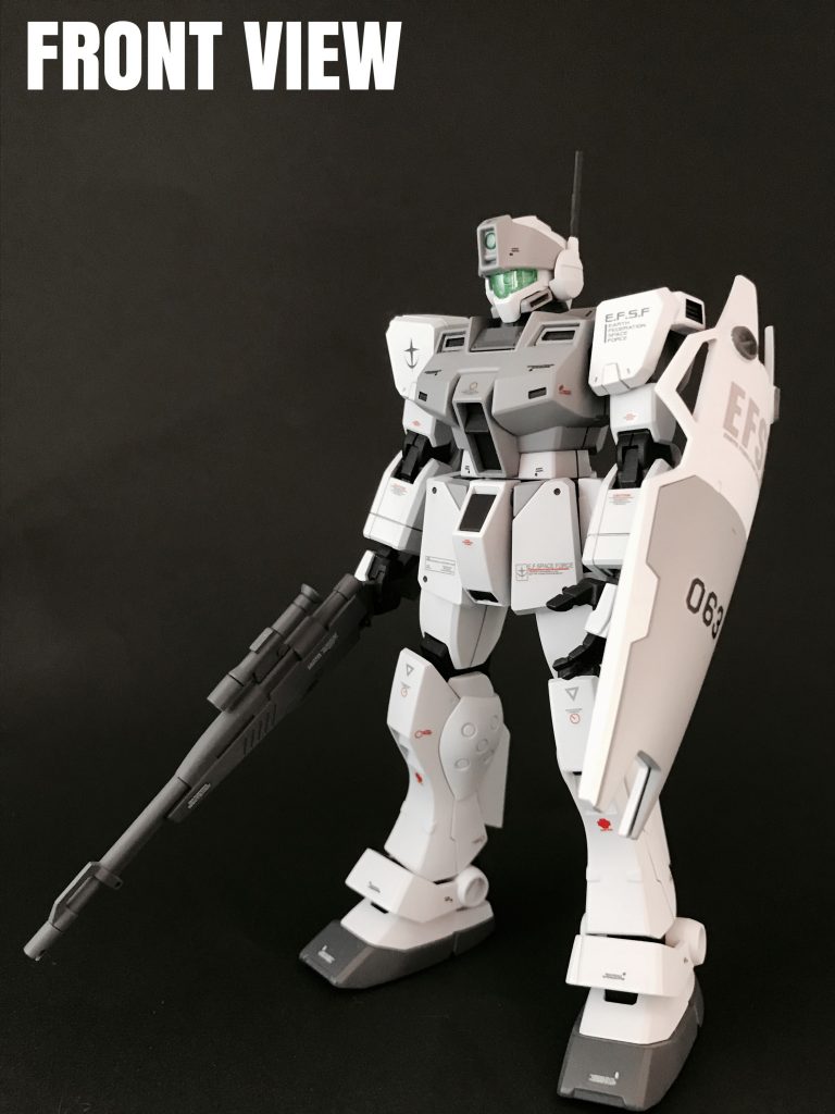 先日投稿したジムコマと量キャノンの
僚機になります。