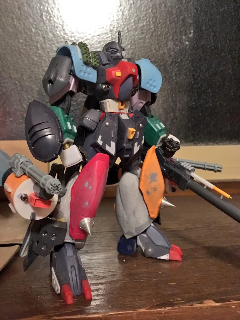 塗装前画像。他の製作工程はニコニコ動画を参照。