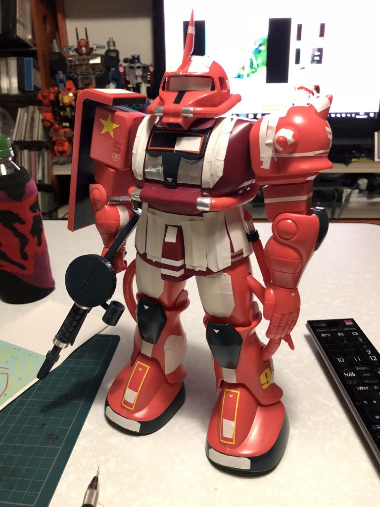 旧キット1/60「シャア専用ザク」–8枚目/制作者:GORO55