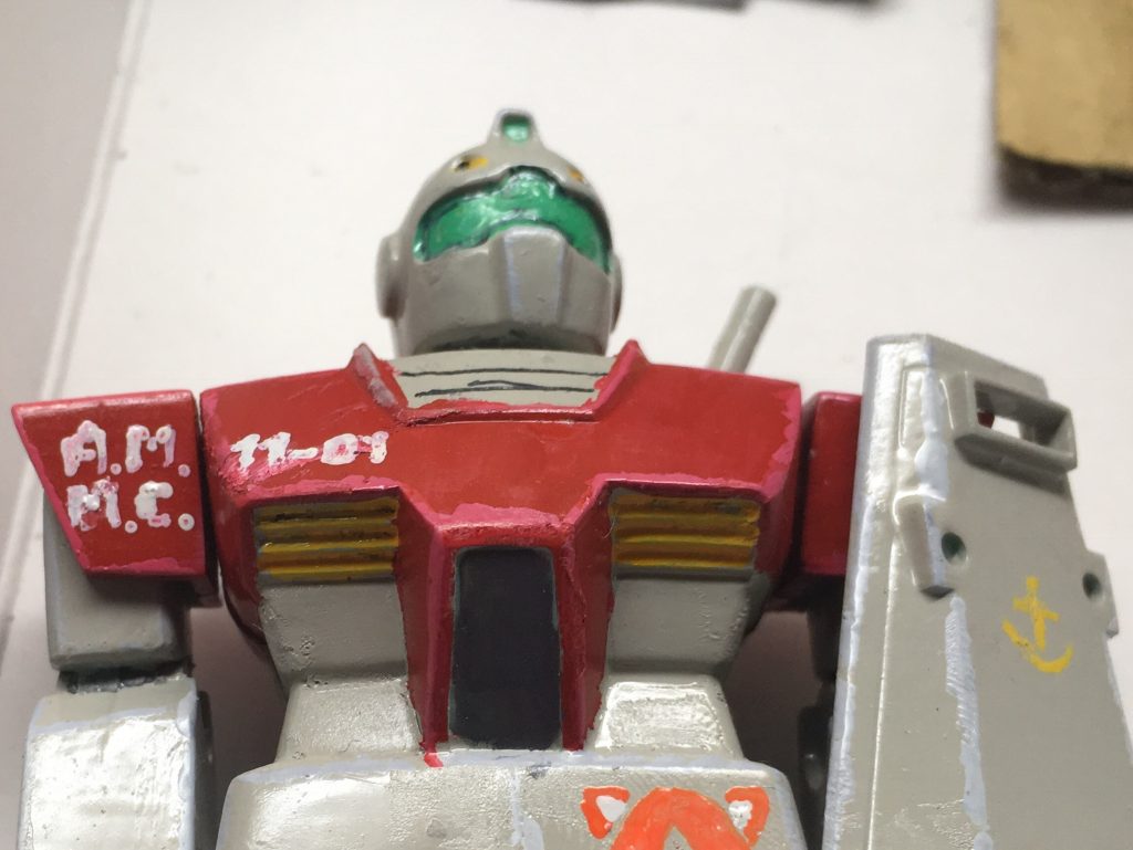 マーキングはいつもの通り、爪楊枝を使用しました。