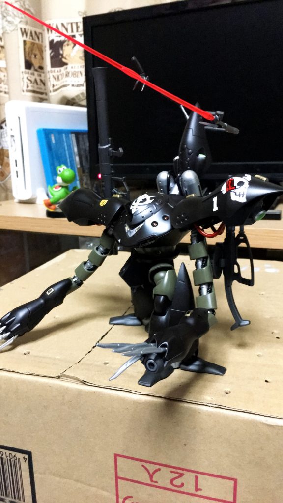 仮組みして珍しく光沢トップコートしました(>_<)