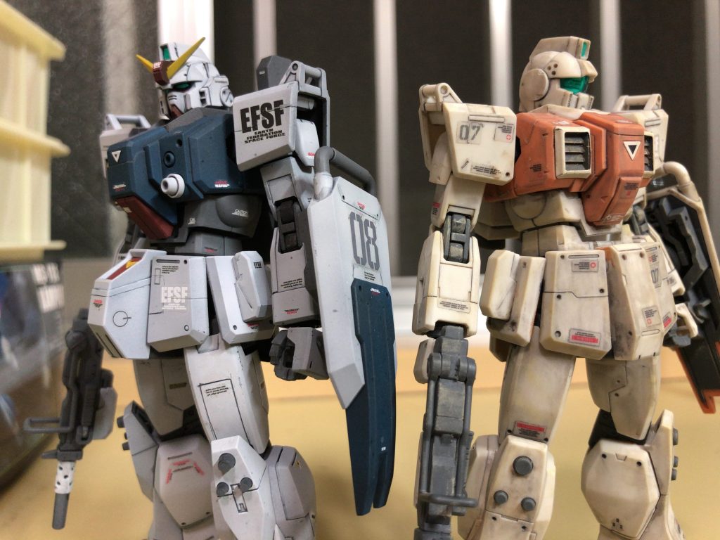 HG陸戦型ジム–6枚目/制作者：陽光の頃