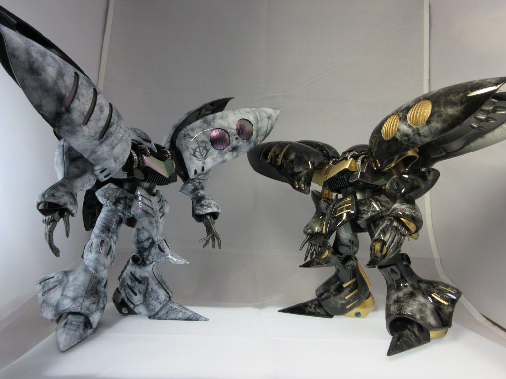 MGキュベレイ大理石塗装–6枚目/制作者：kシェパード