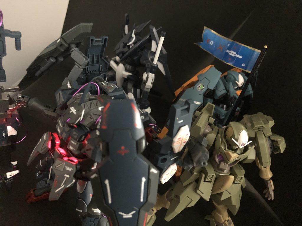 過去制作のGN-Xシリーズと部隊組風に