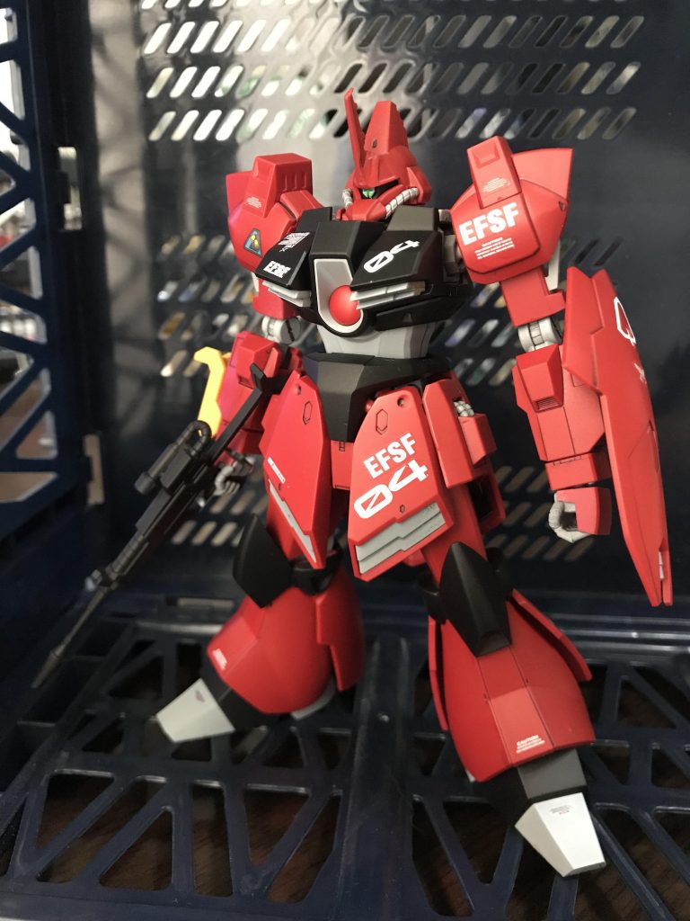 リベイクなしの赤で塗装しました。