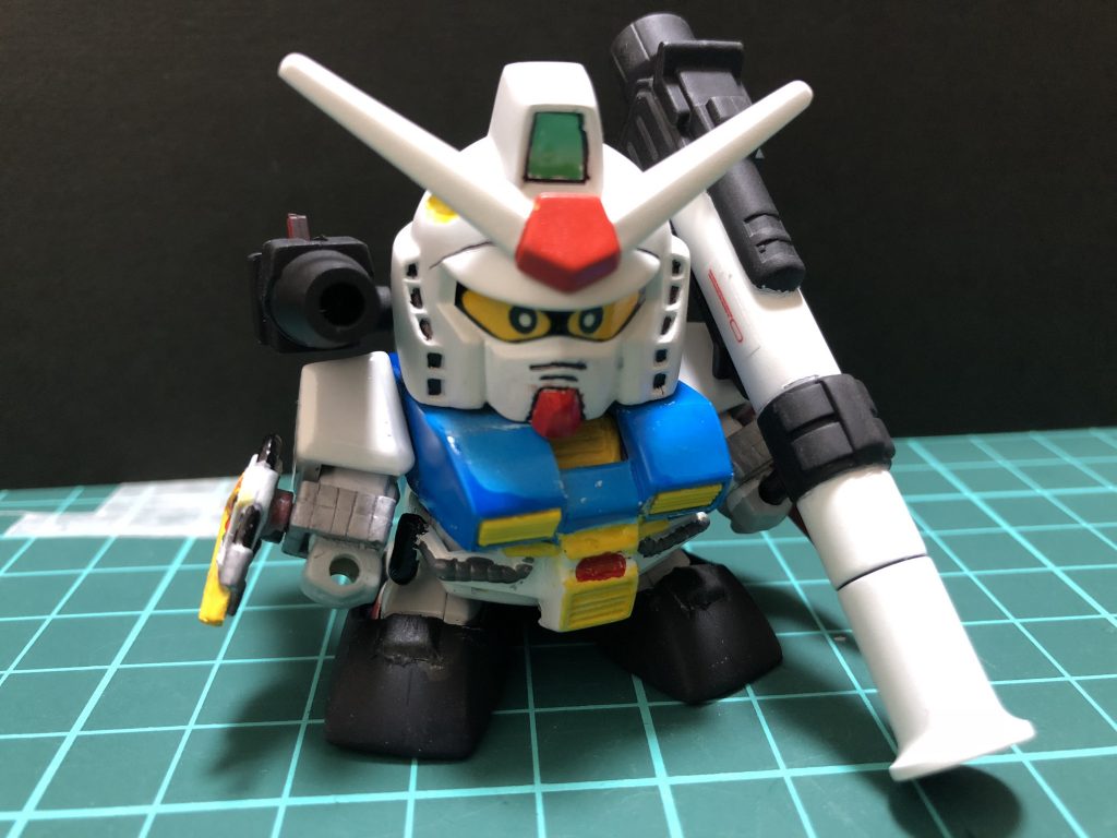 特に何もいじってません

前回投稿したrx-78のバズーカを持たせることができたので持たせましたw