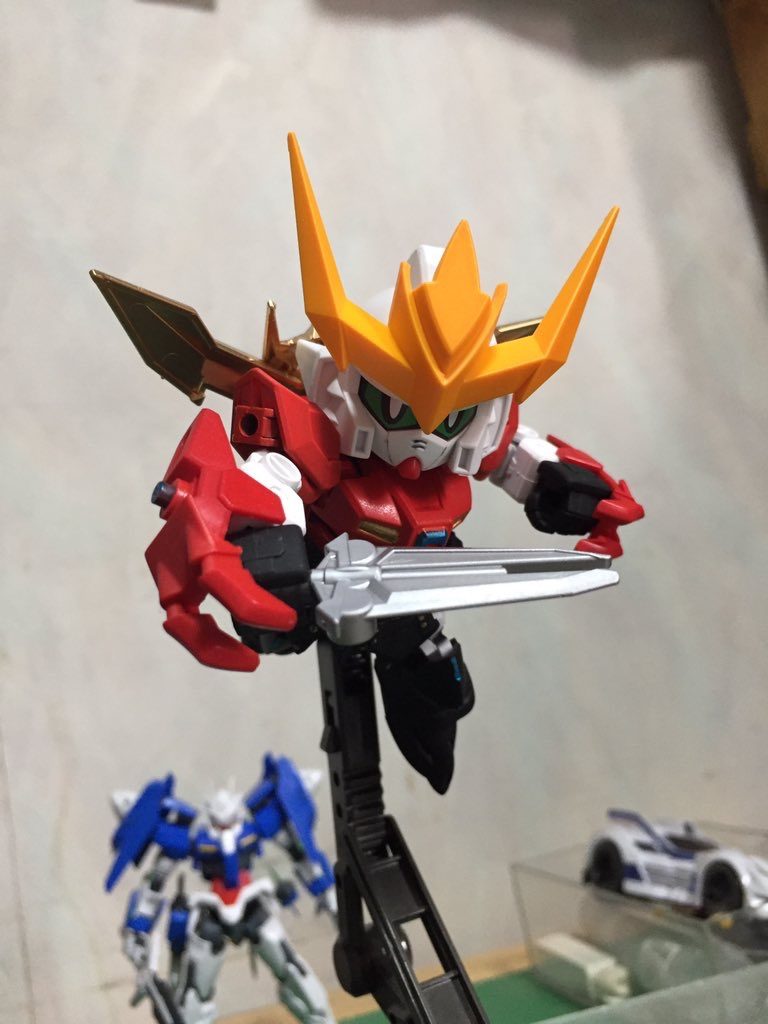 通常のスクランブルDカイザー状態
ショックガンダムにCSフレーム捩じ込んだのでそこそこよく動きます