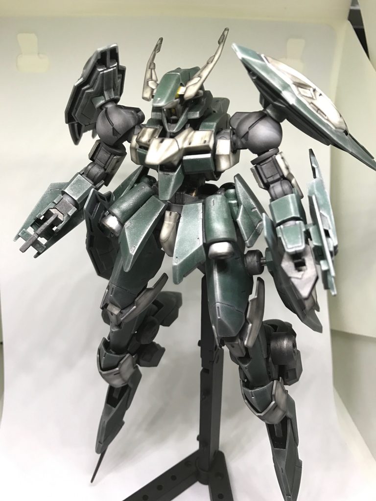 HG 1/144 レギンレイズ・ジュリア ウェザリング–2枚目/制作者：@gyuuuutora