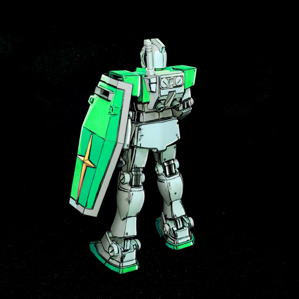 HGUCジム カラーバリエーション イラスト風塗装–5枚目/制作者：ソネ