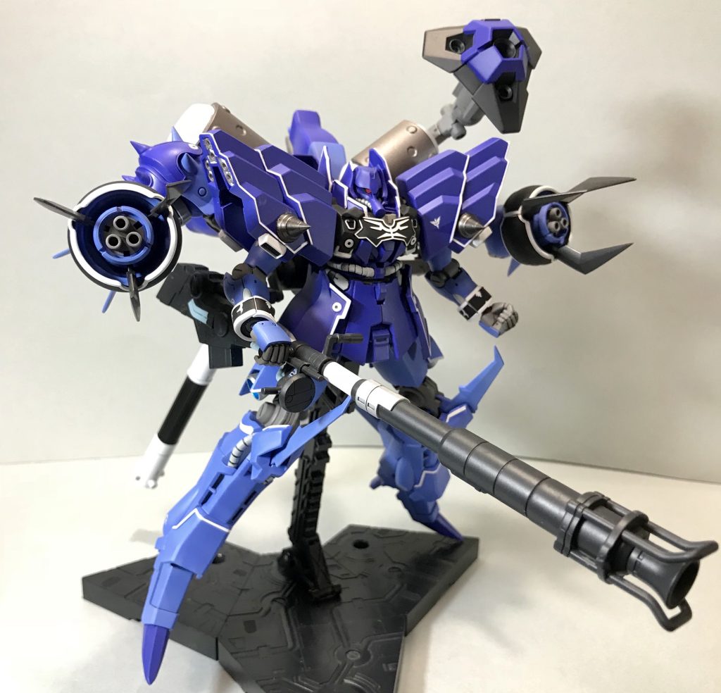 全装備を展開。