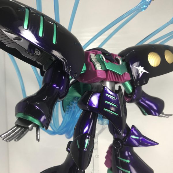 HGUC キュベレイ パールとメタリックでの変則キャンディ塗装