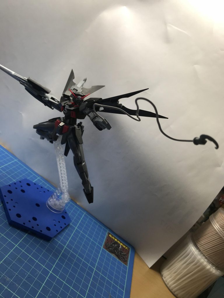 アンカーショットで。リード線がかなり長め。