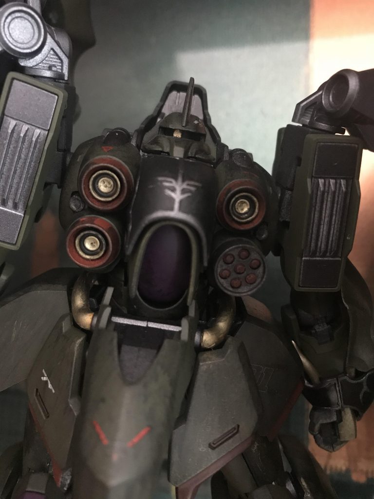 胸部砲身をミサイルに変更